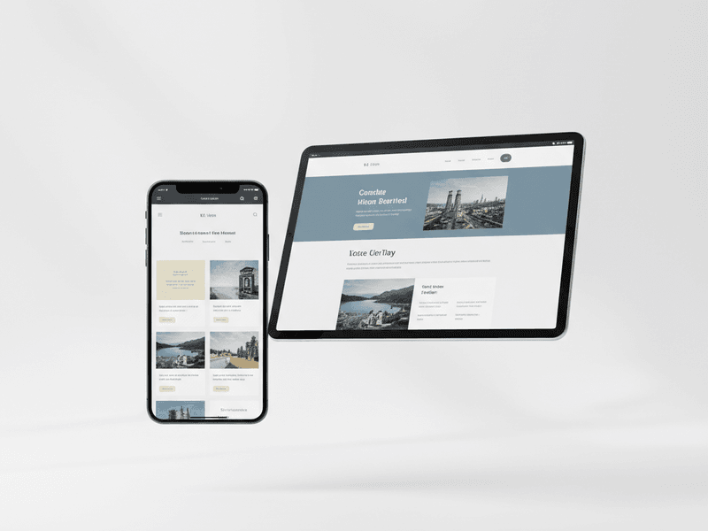 Responsiva enheter mockup
